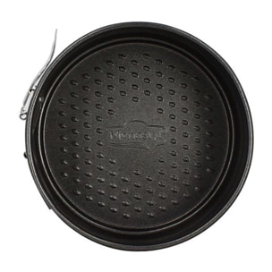 Moule à charnière à fond amovible en acier carbone 14cm AMANDINE