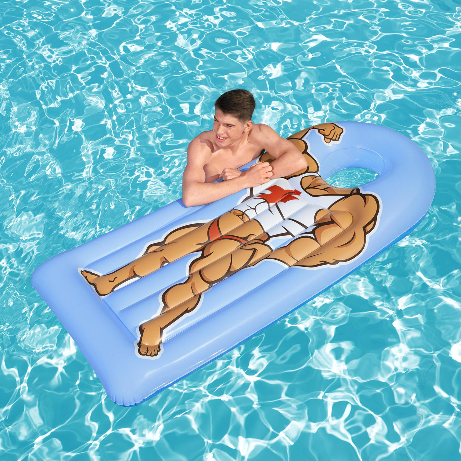 Bestway. Materassino Face Flip 188 x 89 cm. Design casuale.