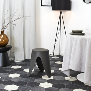 Tabouret Eve Gris M6 - Lot de 6