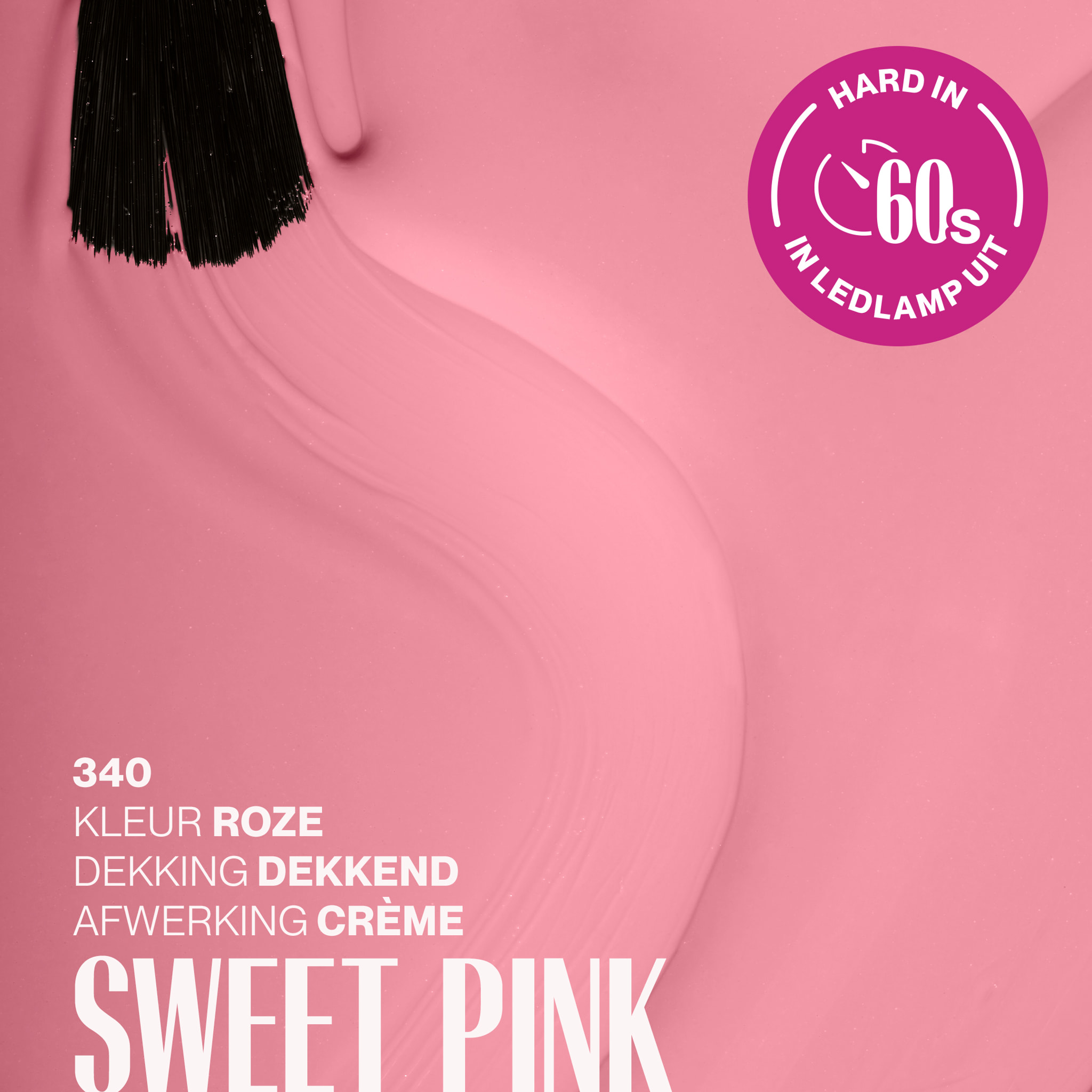 Vernis semi-permanent - 340 Sweet Pink - 15 ml