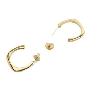 Pendientes Lux by Lux acabados en Rodio