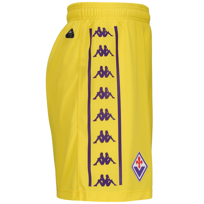 Kappa - Pantaloni Corti Bambino Giallo - Kombat Ryder Fiorentina