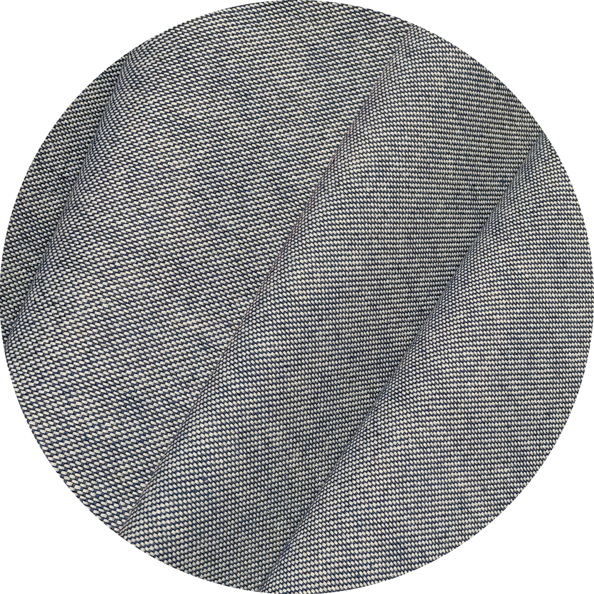 Copriletto copritutto tinto in filo tinta unita blu 100% cotone riciclato