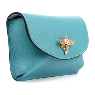 Aquilonia bolso de mano mujer. Piel auténtica acabado Dollaro.