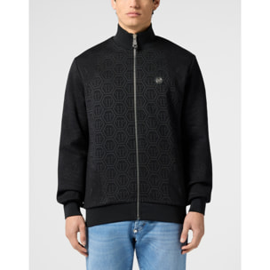 PHILIPP PLEIN Tracksuit Jacket Jacquard Monogram Paisley