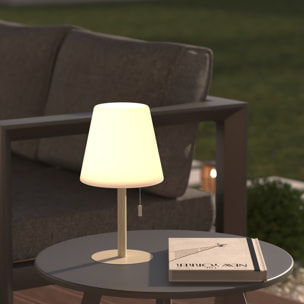 Lampe USB d'extérieur led "Zack" argile H30,5cm