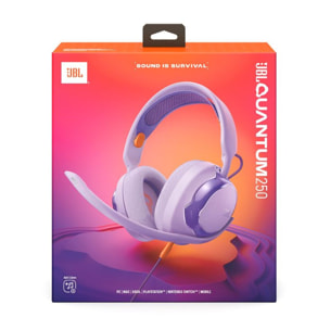 Casque gamer JBL Quantum 250 Violet