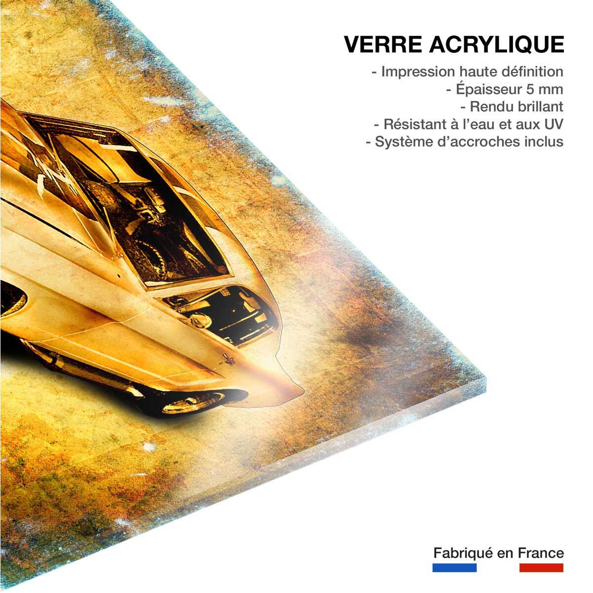 Tableau moderne mustang Tableau plexiglas