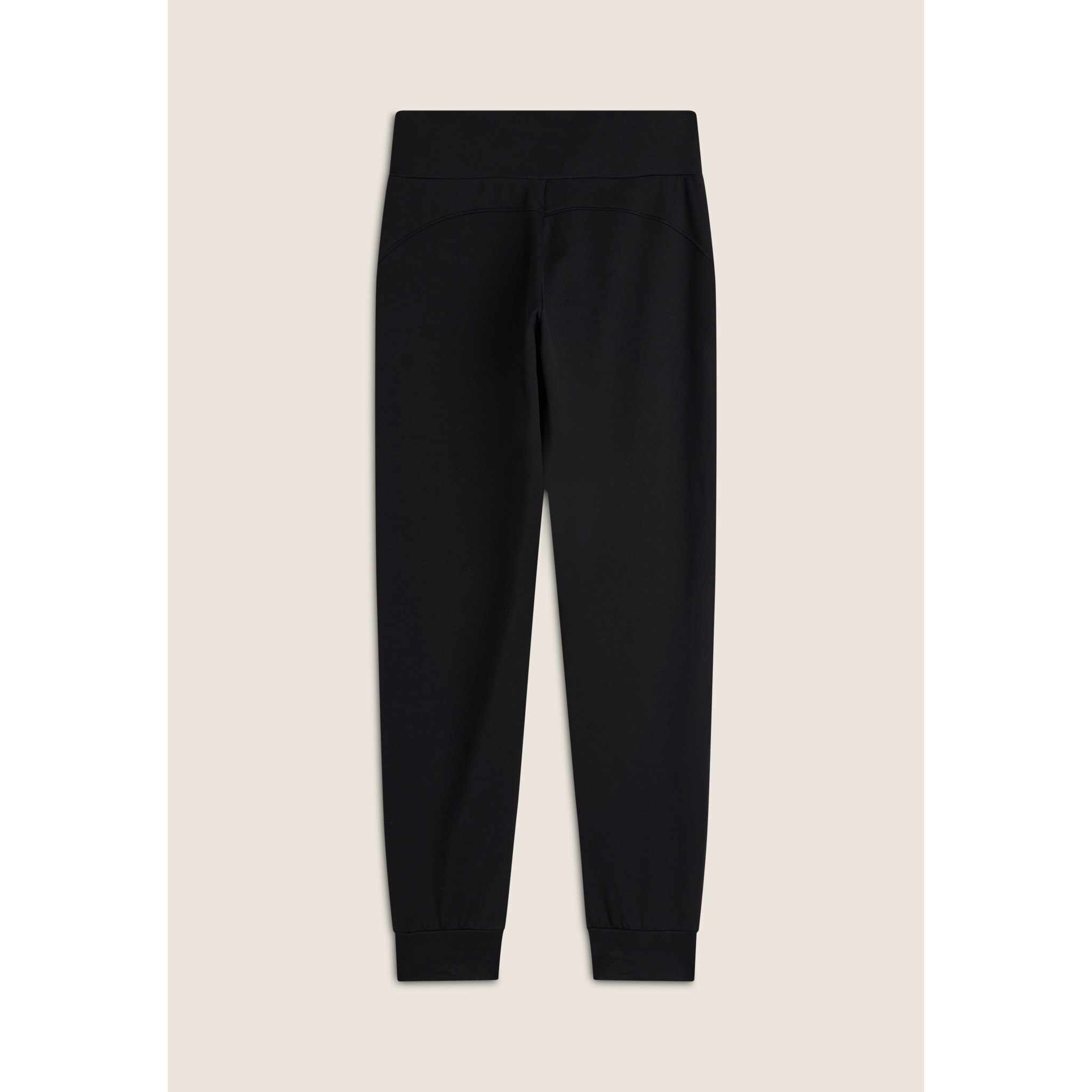 Pantaloni donna comfort fit in felpa garzata con tasche