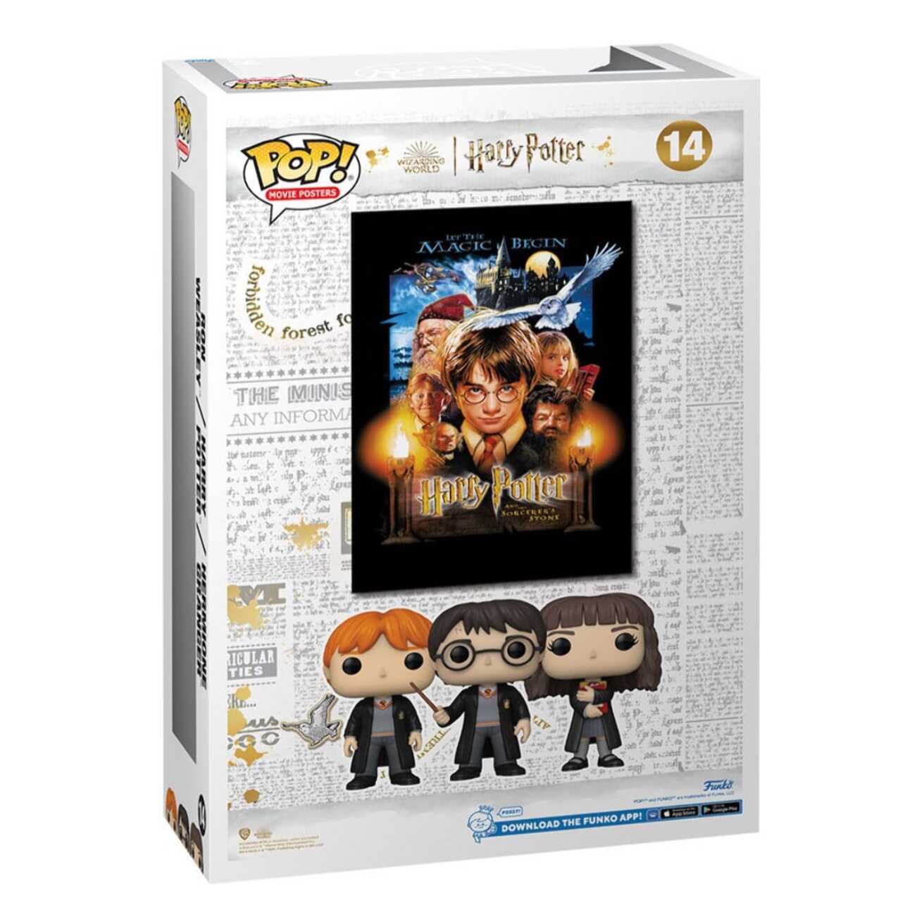 Harry Potter Pop! Movie Poster & Figura Sorcerer's Stone 9 Cm Funko