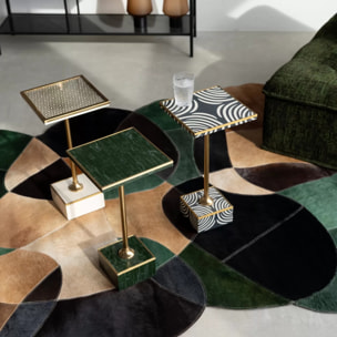Table d'appoint Loco Loco 25x25cm verte Kare Design