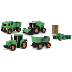 Set Mini Veicoli Fattoria (5 pezzi da 10cm)