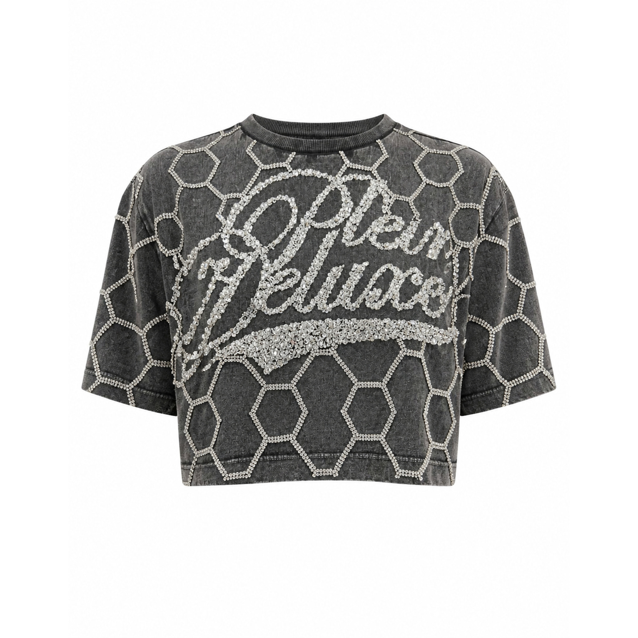PHILIPP PLEIN T-shirt girocollo a maniche corte CRYSTAL