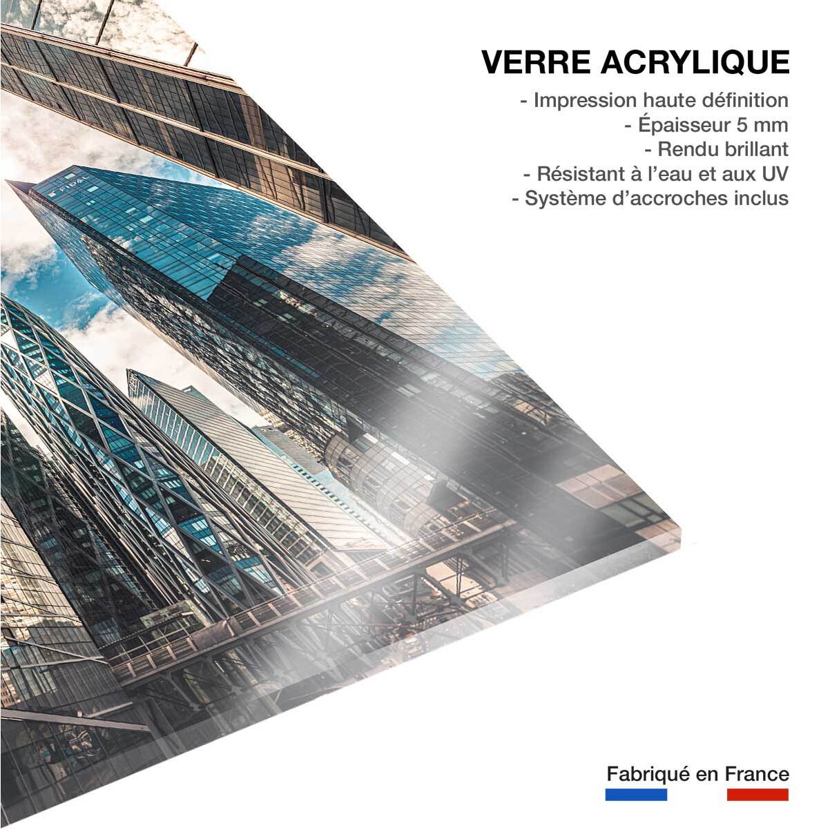 Tableau paris quartier la defense Tableau plexiglas