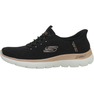 Sneakers De  Mujer Slip - Ins Arch Fit Summits Soft Negro