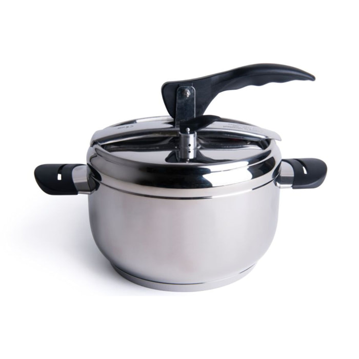 Pentola a pressione 3,5 L Excelsa – Professional Cook, Acciaio Argentato