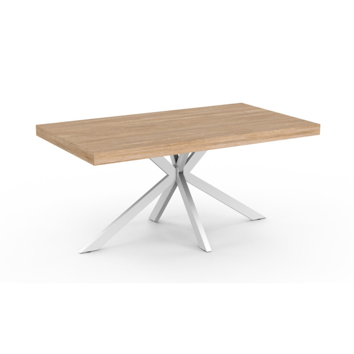 Table repas Brixton pieds spider