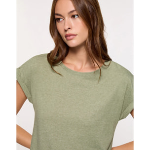 Camiseta Manga Corta Caqui - Luma