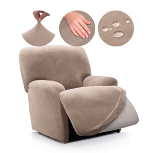 Funda TERCIOPELO ANTIMANCHAS Multi elástica para RELAX PIES JUNTOS modelo VERONICA