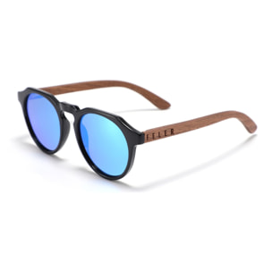 Gafas de Sol Feler 1526M-4 Polarizadas de Madera Unisex 43 mm