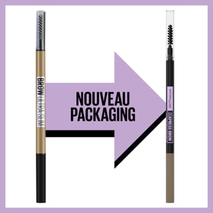 Maybelline Brow Ultra Slim Crayon à Sourcils Brun Foncé