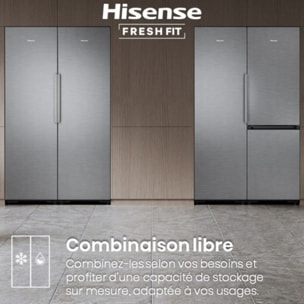 Réfrigérateur combiné HISENSE RB3K330SAIC
