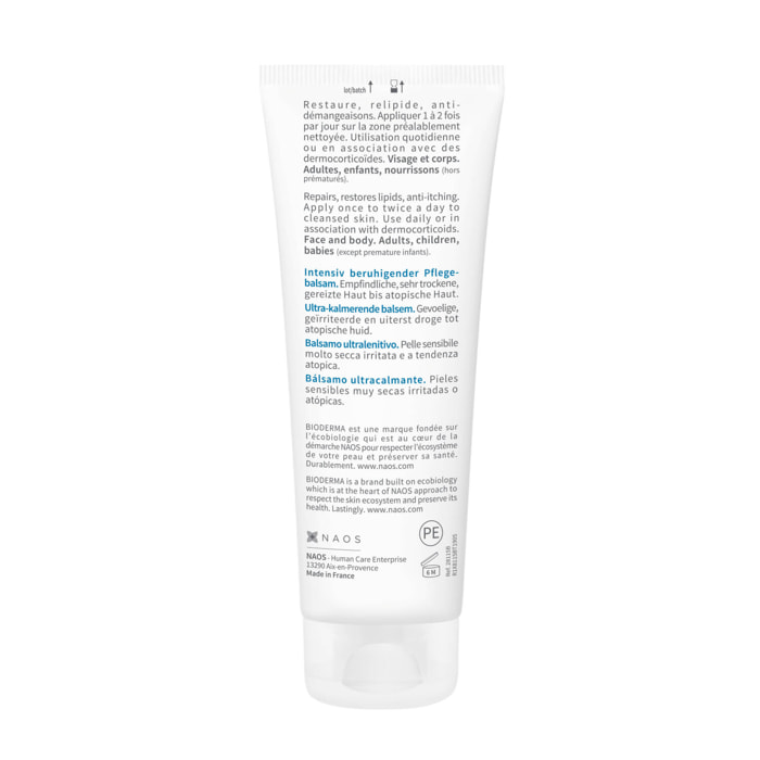 Atoderm Intensive Baume - Ultra-Apaisant Peaux Sensibles Très Sèches