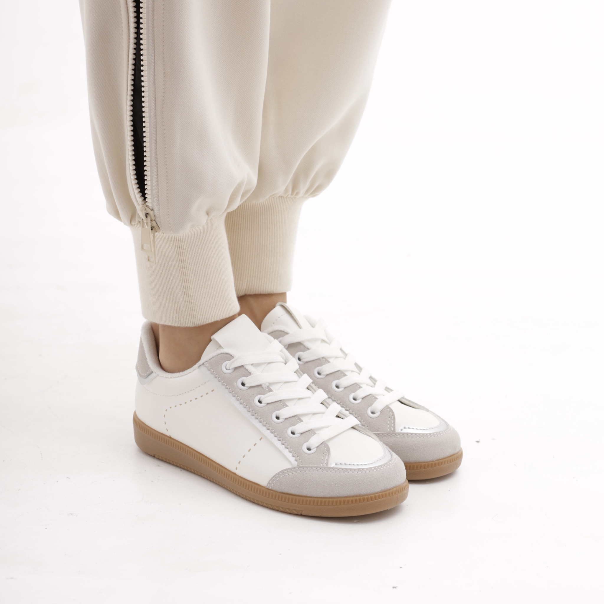 SNEAKERS SIMPLE CHOCOLA' BIANCO