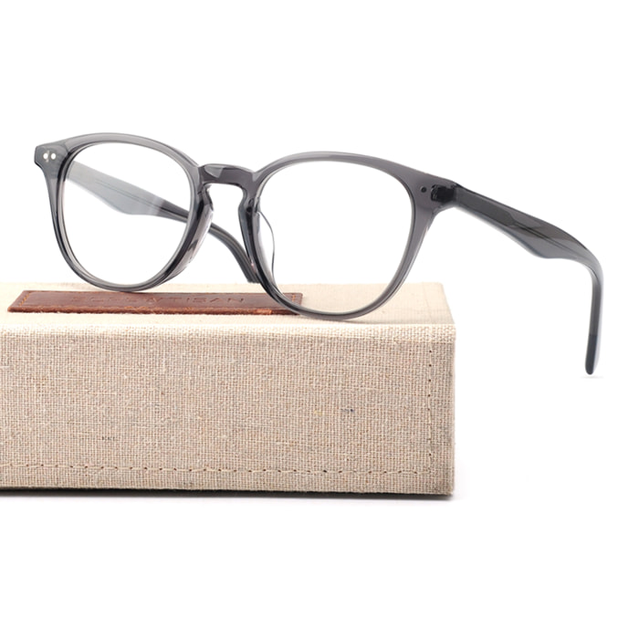 Gafas de sol OCEAN IBIZA - Exterior blanco transparente con interior ahumado y interior negro mate