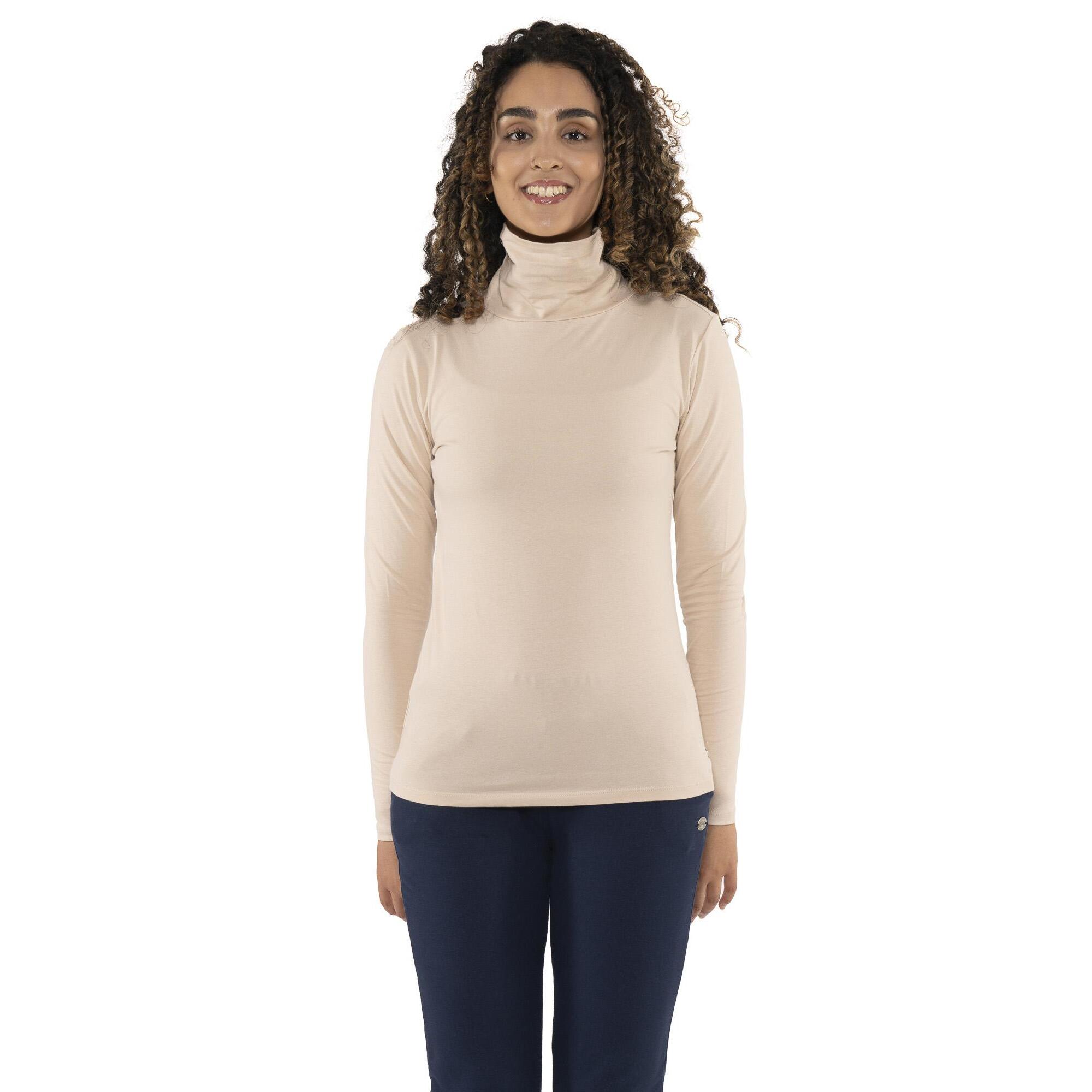 T-shirt a manica lunga dolcevita da donna 'Never Without'