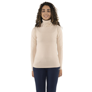 T-shirt a manica lunga dolcevita da donna 'Never Without'