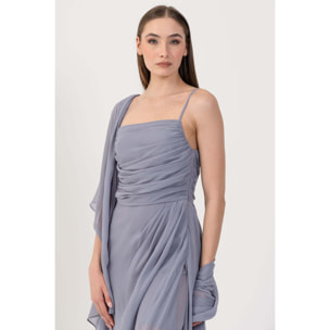 Kocca - Abito lungo con drappeggi Donna