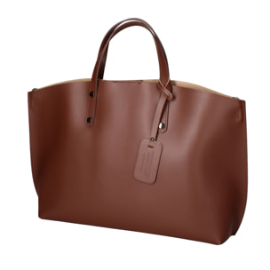 Borsa a mano da donna - Modello Lumena - Vera pelle - 48.0 x 31.0 x 11.0 cm