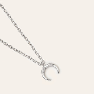 Collar Lunera Plata