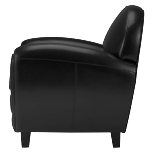 Fauteuil Club noir