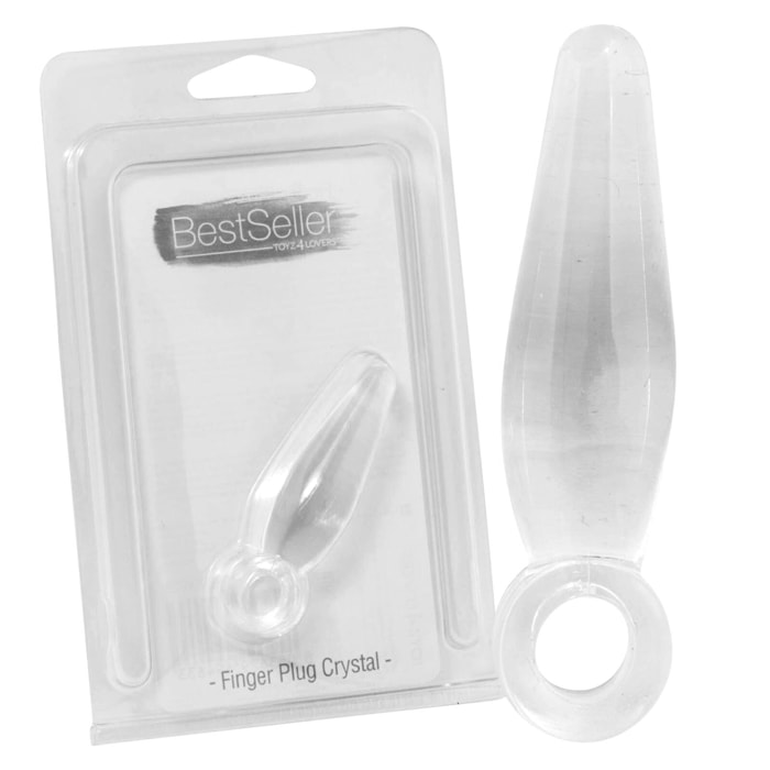 Toyz4Lovers Finger Plug Crystal in PVC - Plug Anale