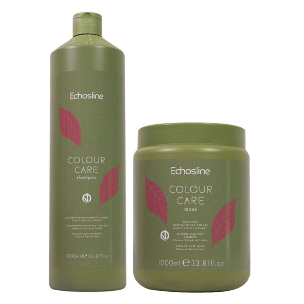 ECHOSLINE Kit Colour Care Shampoo 1000ml + Mask 1000ml