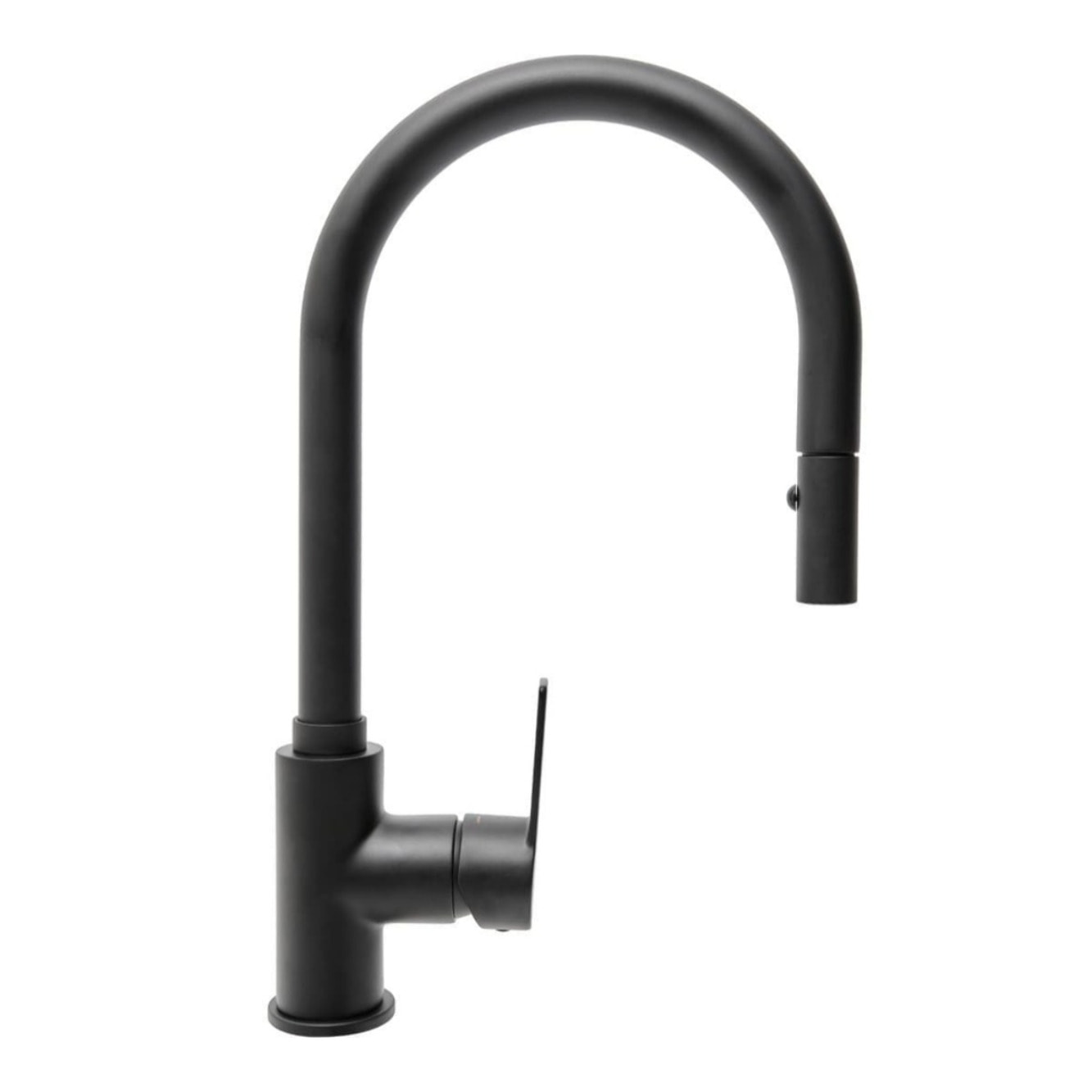 Mélangeur évier Swiss Aqua Technologies B-Way avec bras pivotant, 2 jets noir mat SATBSBW183