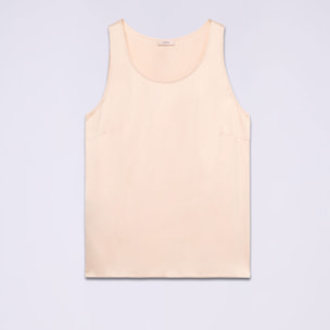 Oltre - Top in raso di viscosa - Rosa