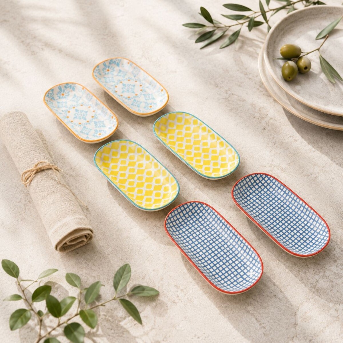 Lot de 6 coupelles design 1, SABAE