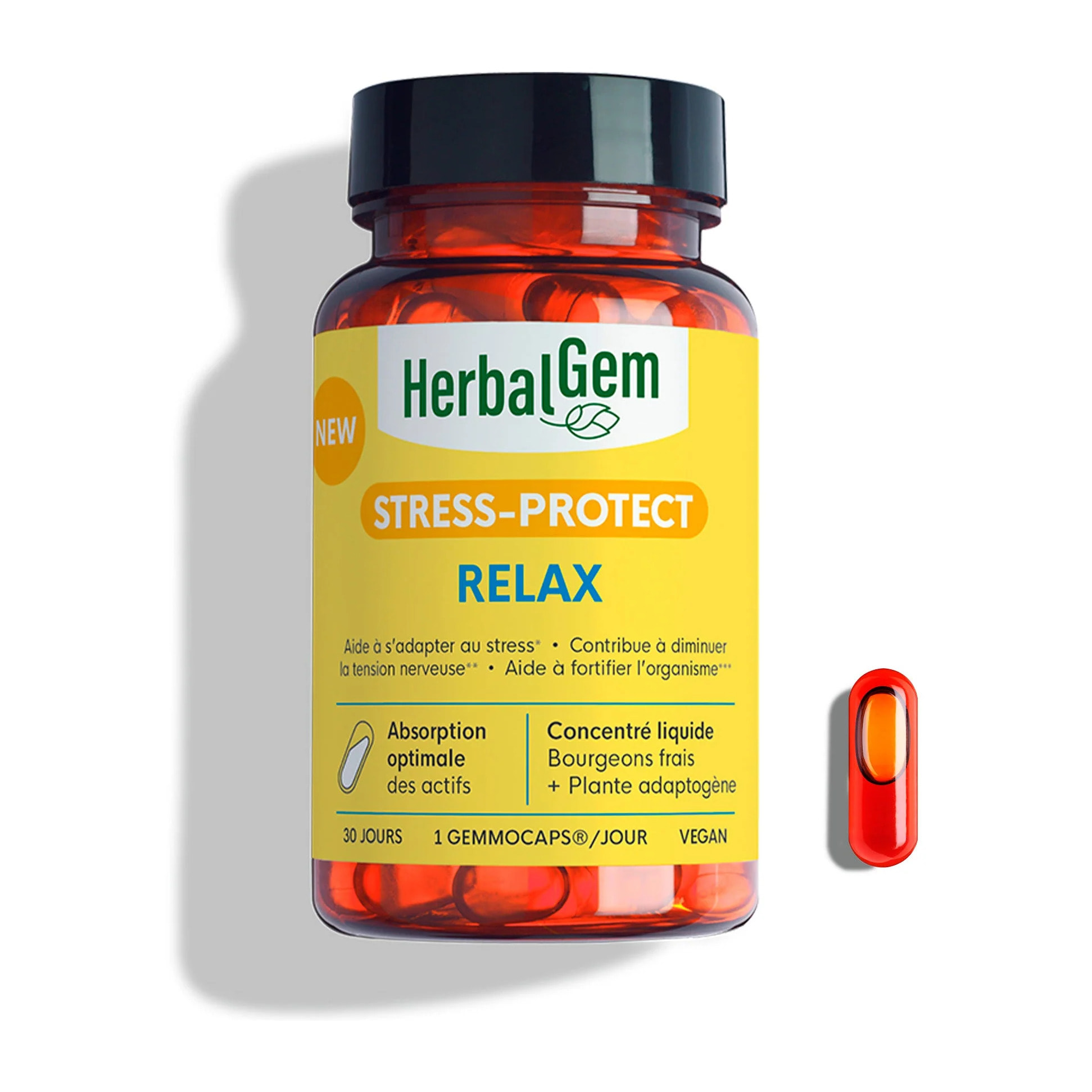 Herbalgem- Complément alimentaire Relax - 30 GELULES