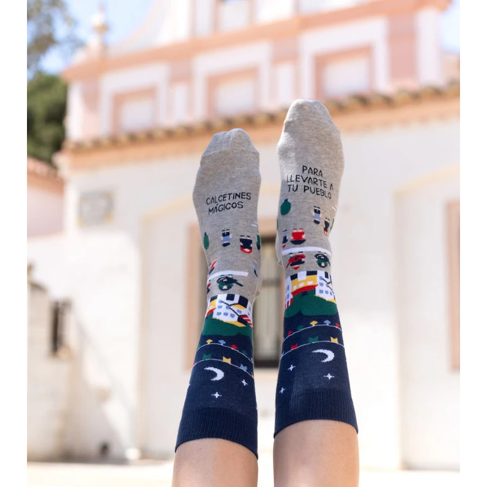 Calcetines "Mágicos para llevarte a tu pueblo"