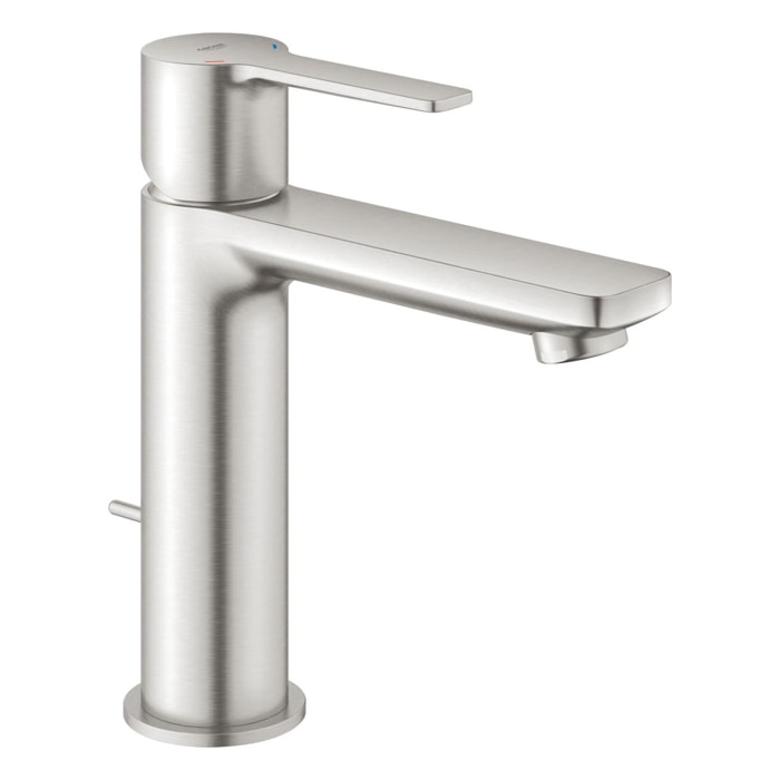 GROHE Mitigeur monocommande Lavabo Taille S finition Supersteel