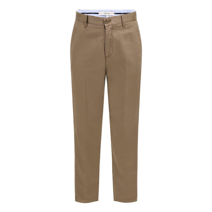 Pantalon Clement - forme chino - marron