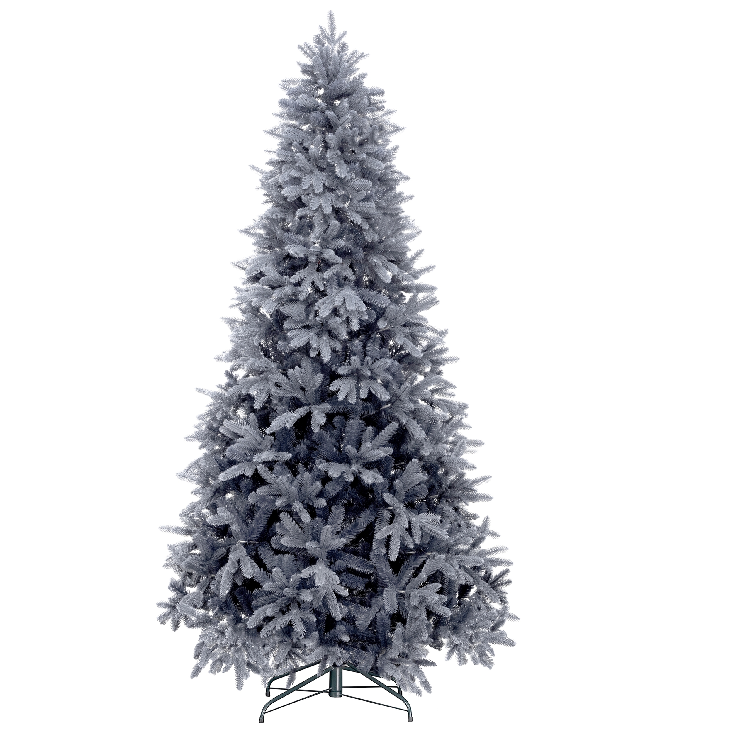 Albero Di Natale "Dorian Grey" - Altezza 240cm - Albero Realistico in PE + PVC - Extra Folto con1229 Rami