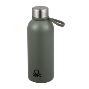 Set de 4 botellas de 500ml gris en acero inoxidable united in green