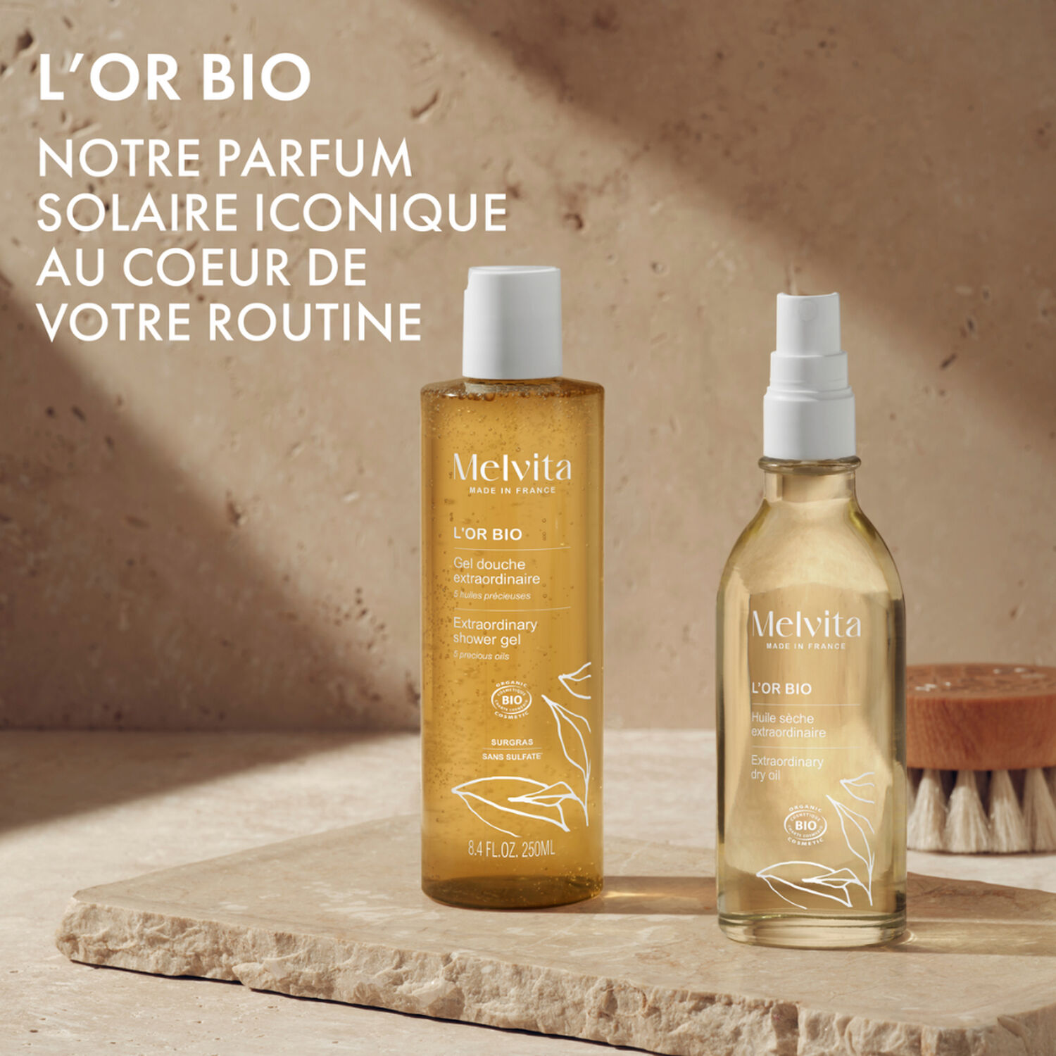 Huile Extraordinaire L'Or Bio  - Visage, Corps et Cheveux