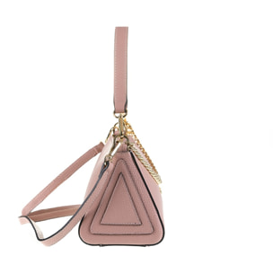 Borsa a spalla da donna Made in Italy - Modello Violette - 100% pelle - 26.0 x 13.5 x 11.5 cm