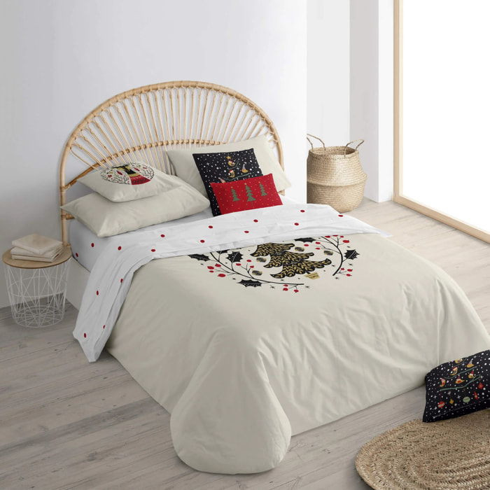 Housse de couette avec clics 100% coton Laponia 1