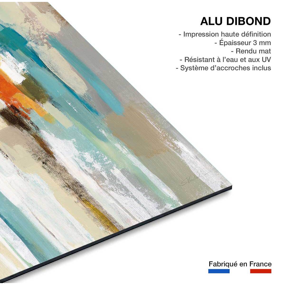 Tableau abstrait structure liquide  Tableau alu Dibond